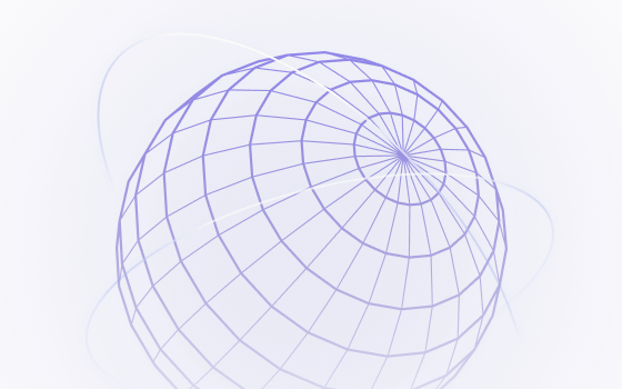 Self-directed globe graphic